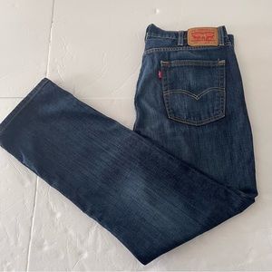 Men’s Levi’s 514 Straight Dark Wash Jeans - W38 x L32
